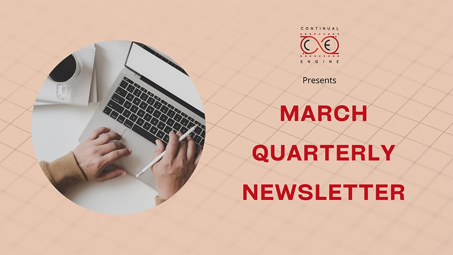 Banner of march quarterly newsletter