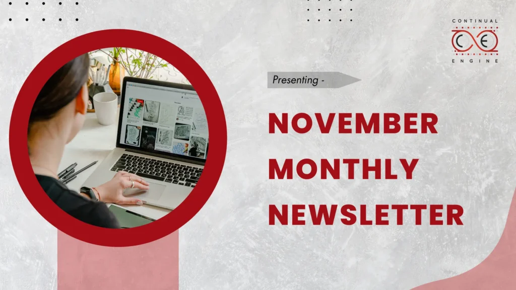 continual engine november monthly newsletter