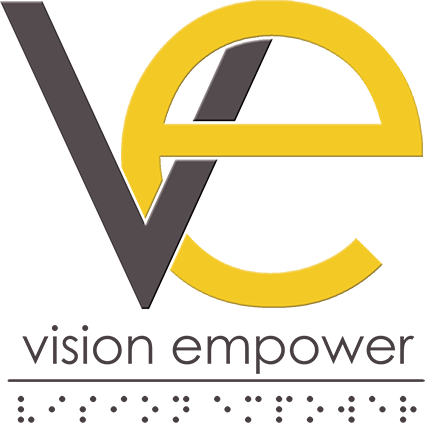 A logo of vision empower.
