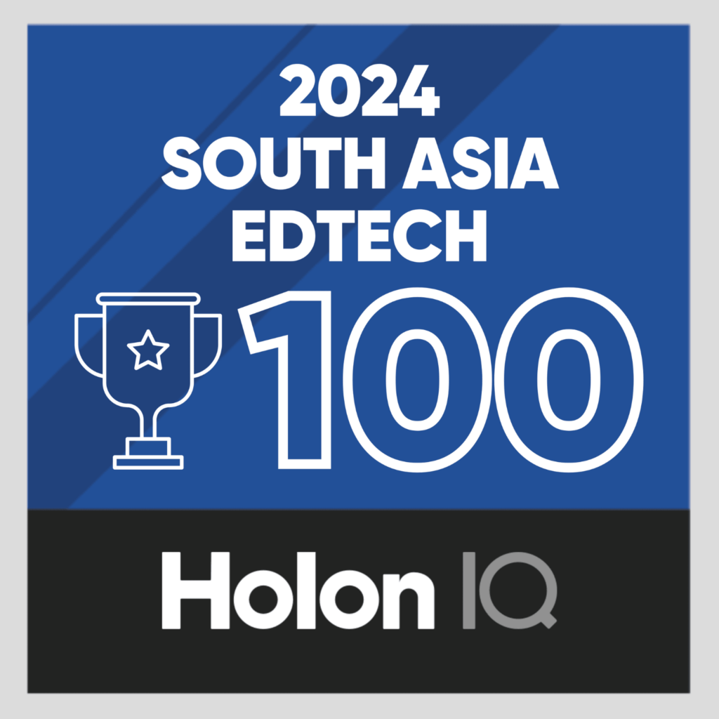 Continual Engine's badge for being recognized in the Holon IQ's 2024 South Asia EdTech 100 List