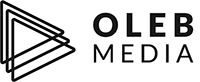 A logo of Oleb Media Logo