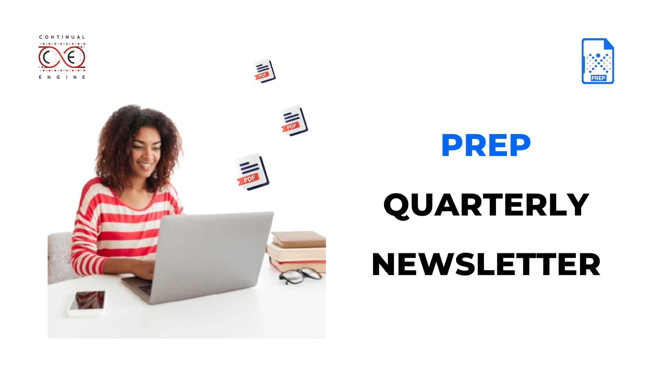Banner of PREP Quarterly Newsletter (July)