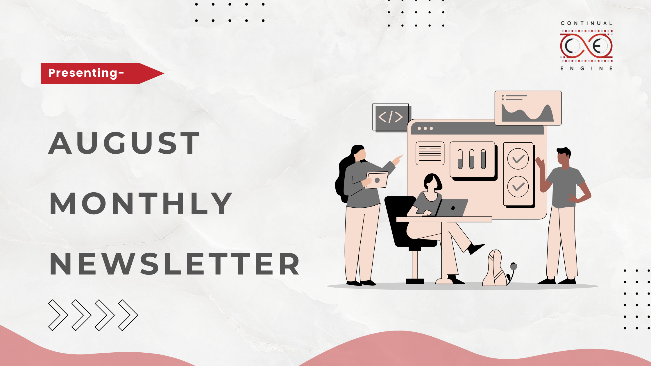 Banner of August Monthly Newsletter