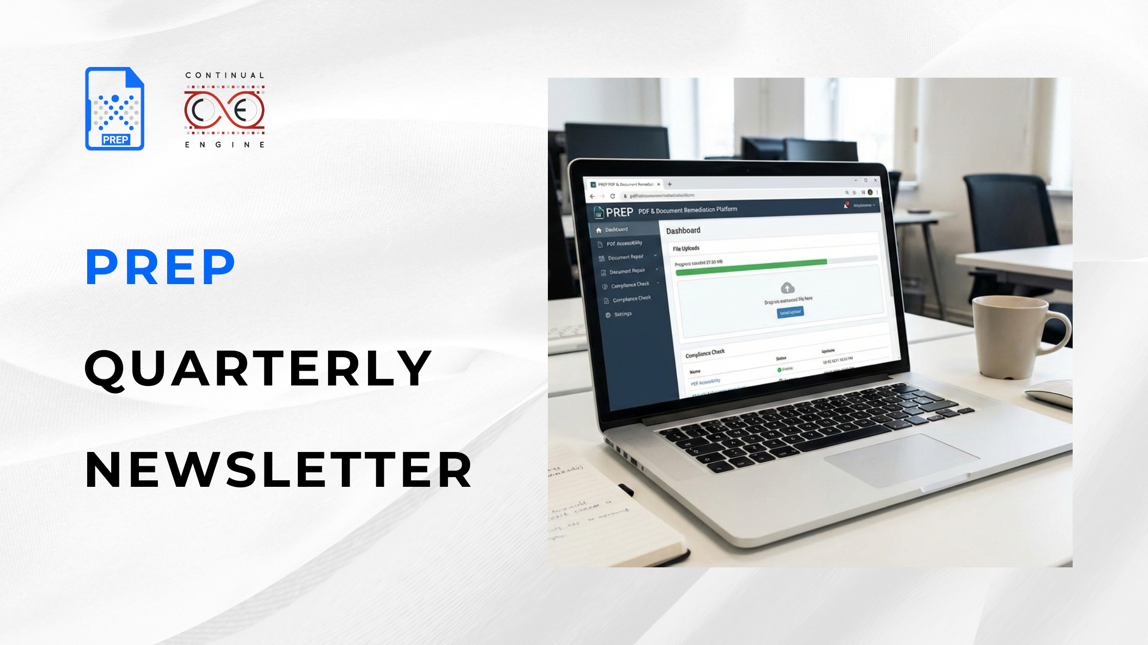 Banner of PREP Quarterly Newsletter (January)