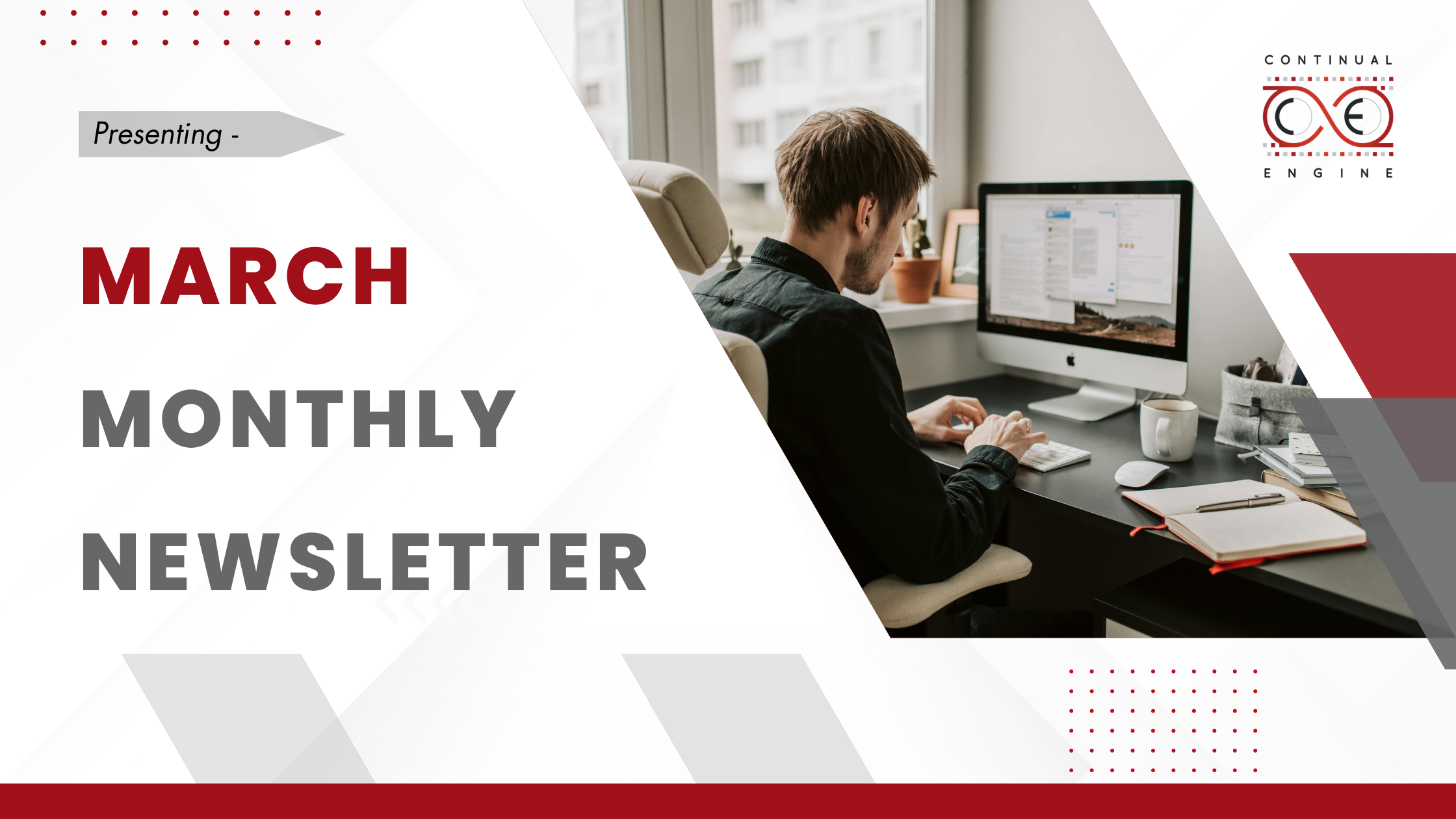 Banner of March Monthly Newsletter